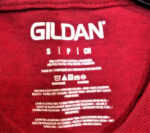 شناسنامه تیشرت زرشکی