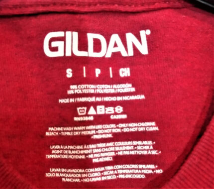 شناسنامه تیشرت زرشکی