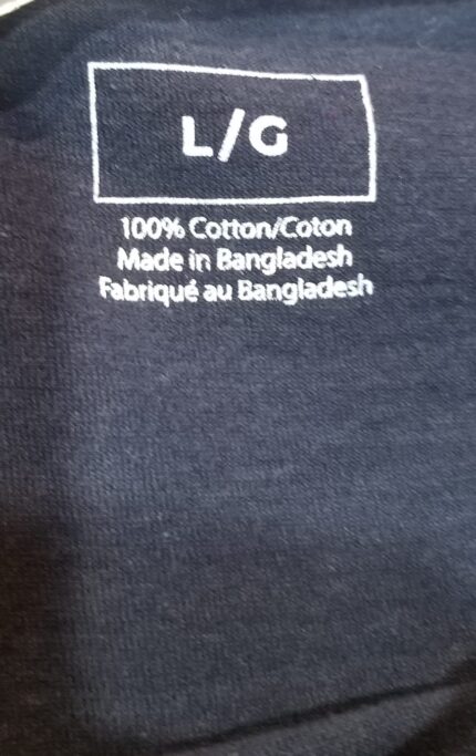 شناسنامه تیشرت سرمه ای