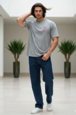 تیشرت مردانه طوسی 3