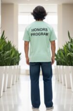 پشت تیشرت سبز آدامسی مردانه گیلدان