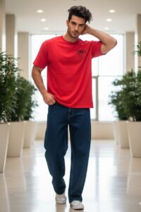 تیشرت مردانه قرمز 2