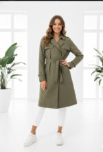 بارانی ظریف مخملی پاییزه