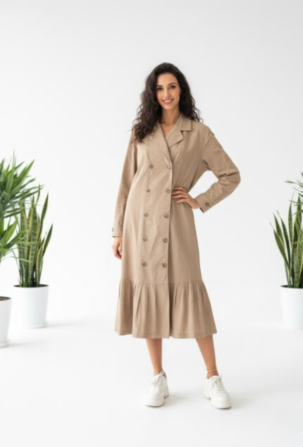 پالتو کرم پایین چین چینی