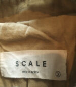 بارانی کتان کلاسیک دوباله نامتقارن - تصویر 2