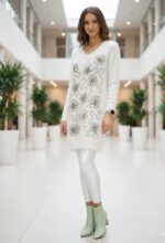 بافت فانتزی یقه هفت مرواریدی