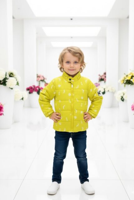 کاپشن بچه گانه فسفری